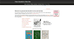 Desktop Screenshot of peterbowditch.com